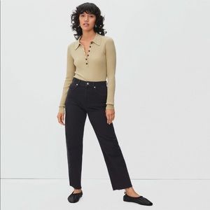 Everlane The Way-High Jean Size 32 Color is Coal